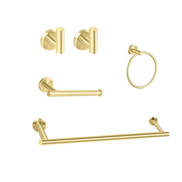 LUXESIT 5 - Piece Bathroom Hardware Set | Wayfair
